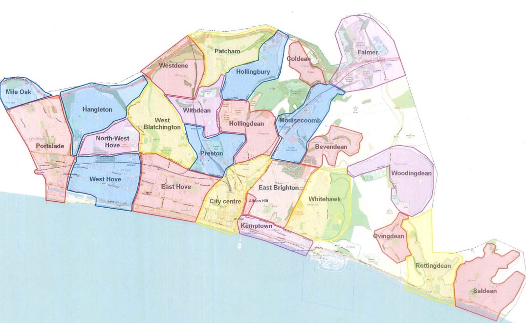 Brighton Areas Map